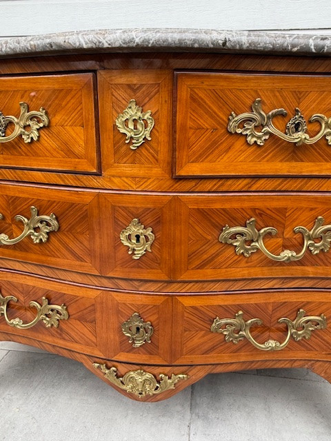 Paris Chest Of Drawers Louis XV Period Circa 1760 Stamped J;b; Galet Jean-baptiste Galet-photo-3
