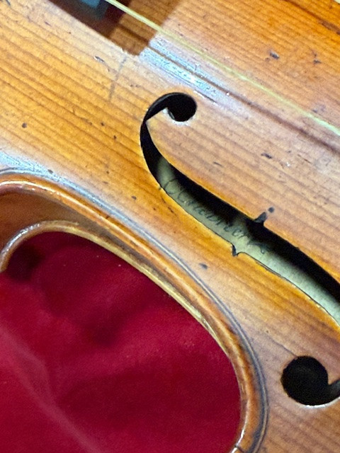 Violon Claude CHEVRIER Mirecourt vers 1860-photo-3