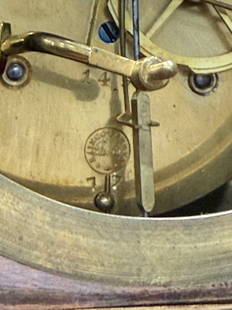 PENDULE EN BRONZE DORE RAINGO DECOR RENAISSANCE XIX ème-photo-6