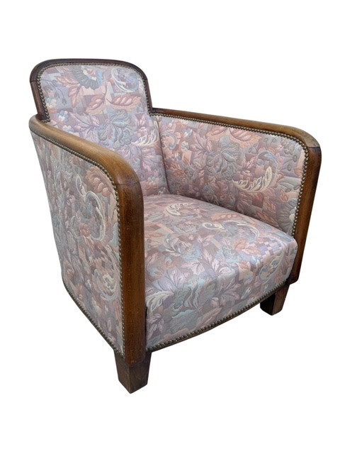 Pair Of Art Deco Armchairs 1930-photo-4