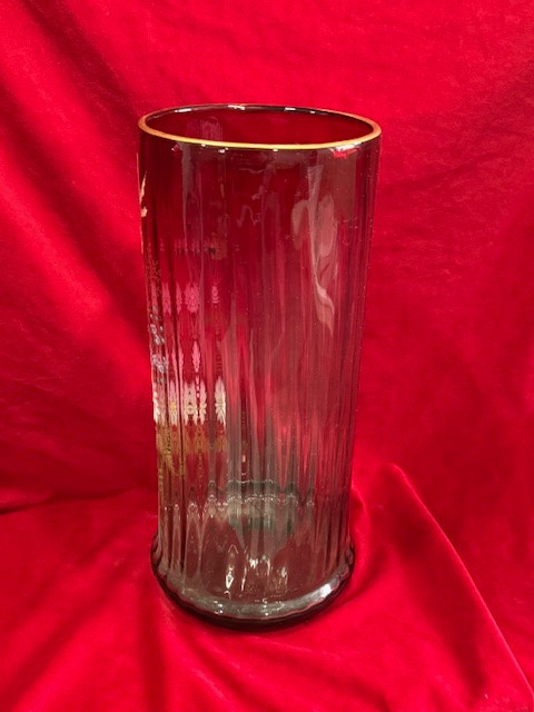 Imposing Enameled Glass Vase Legras Montjoye-photo-4