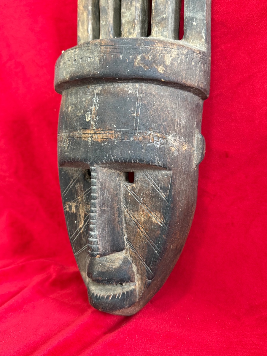masque africain ancien MALI BAMANA NTOMO-photo-3