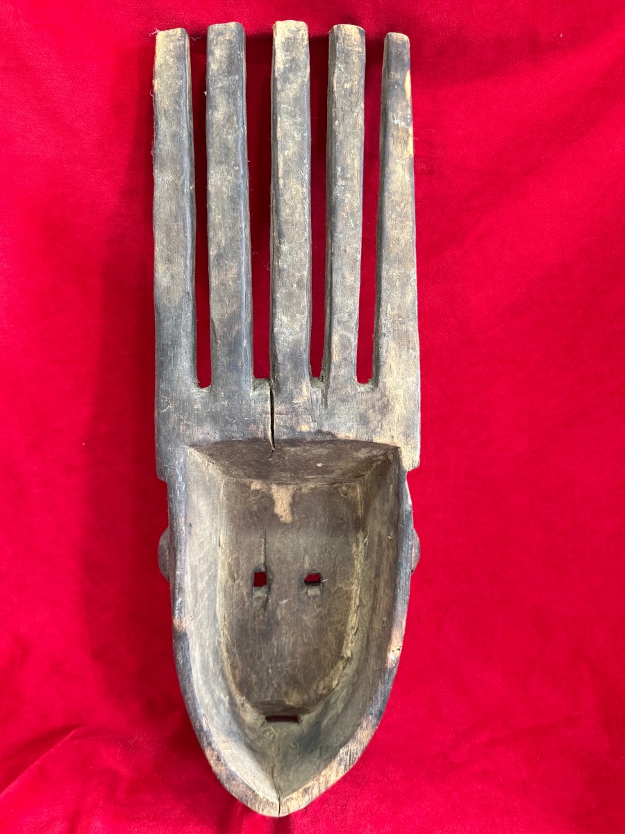 masque africain ancien MALI BAMANA NTOMO-photo-1