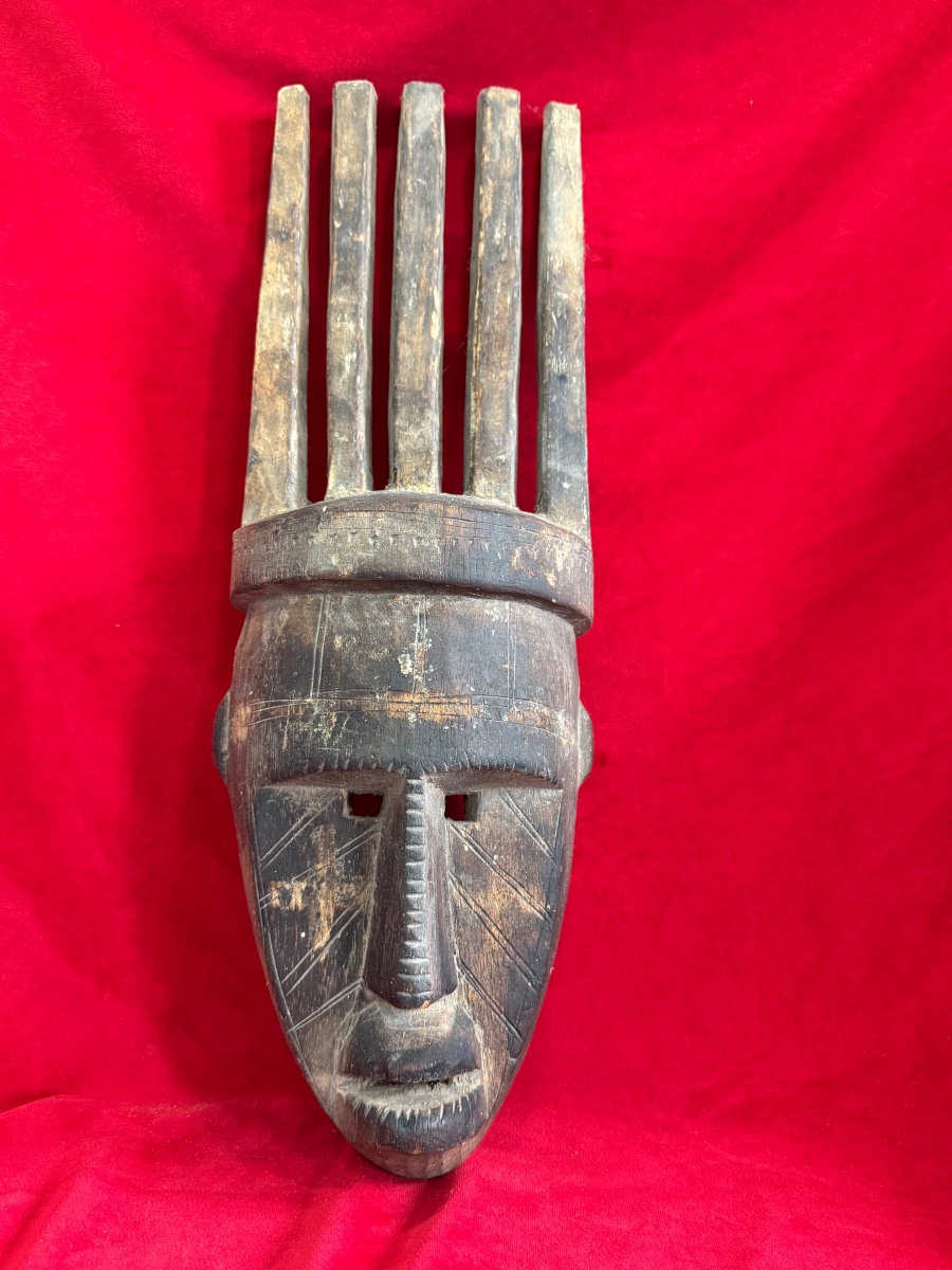 masque africain ancien MALI BAMANA NTOMO