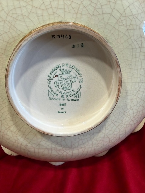 Longwy Enamel Bowl By Maurice Paul Chevallier-photo-4