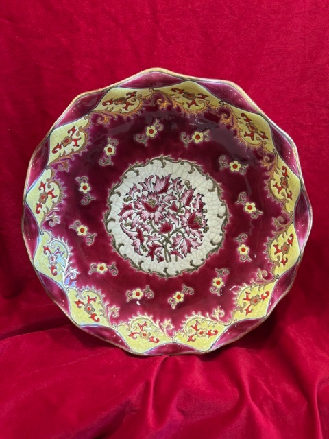 Longwy Enamel Bowl By Maurice Paul Chevallier