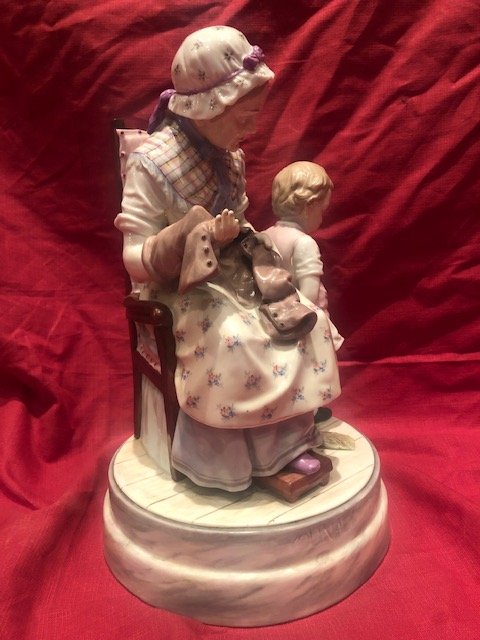 Gros Groupe En Porcelaine Allemande -photo-2