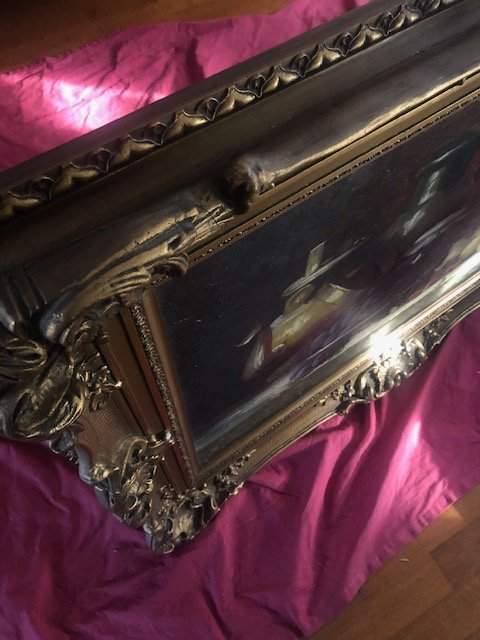Enorme Tableau Nature Morte Georges Duval Huile Sur Toile-photo-2