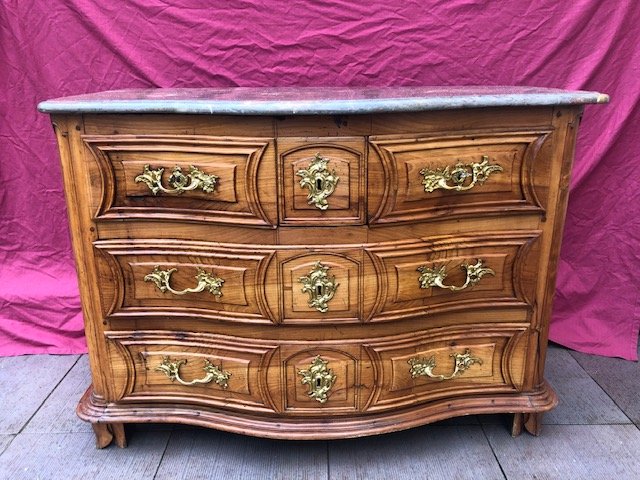 Commode Epoque Louis XIV En Noyer XVIII Eme-photo-2