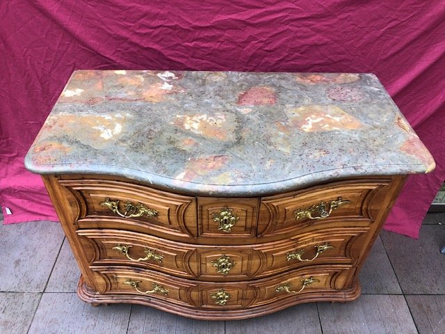 Commode Epoque Louis XIV En Noyer XVIII Eme-photo-3