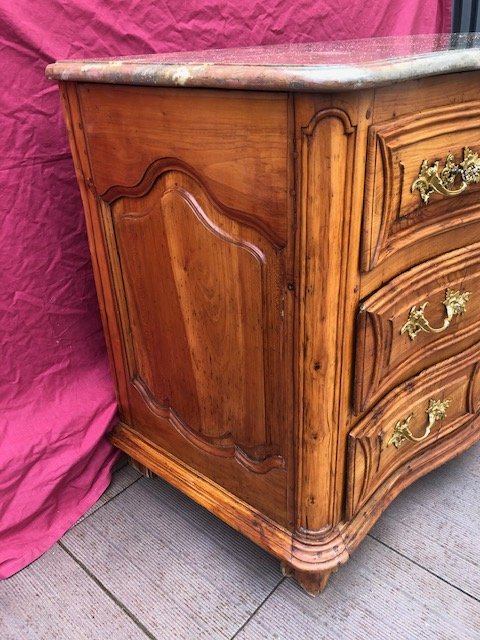 Commode Epoque Louis XIV En Noyer XVIII Eme-photo-2