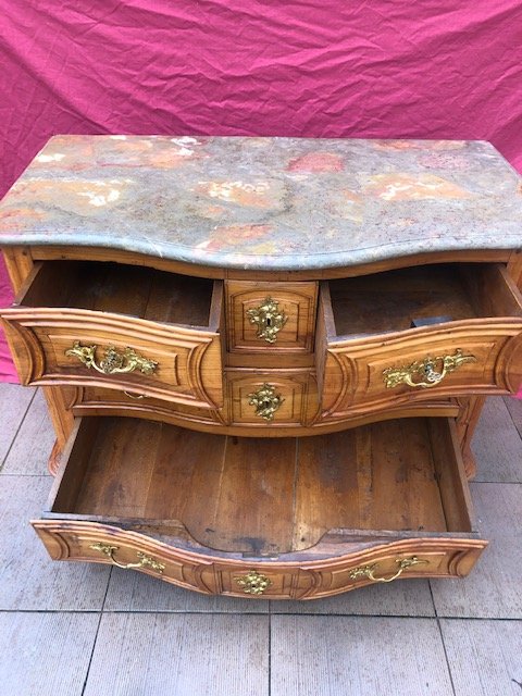 Commode Epoque Louis XIV En Noyer XVIII Eme-photo-4