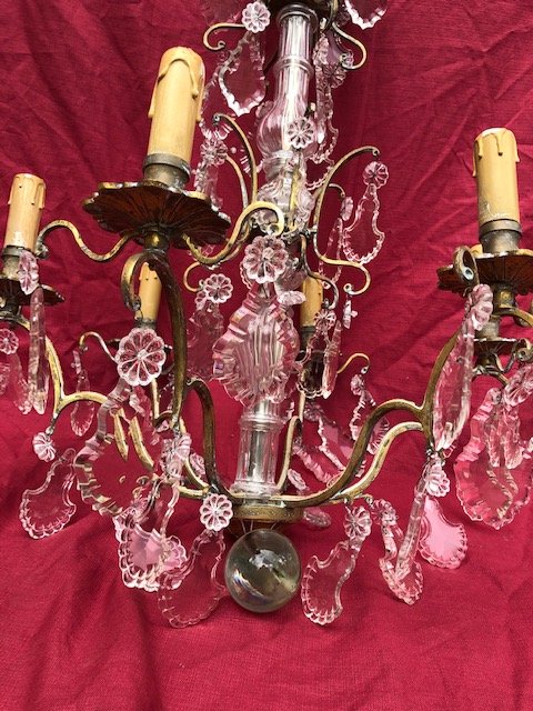 Crystal Chandelier With Tassels 6 Lights-photo-2