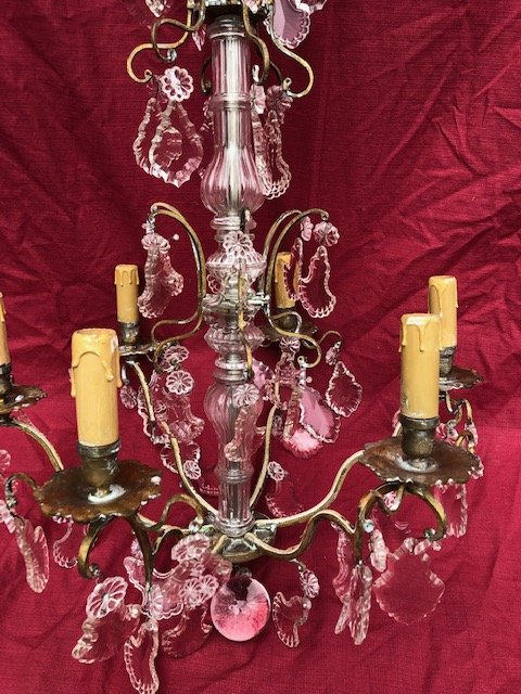 Crystal Chandelier With Tassels 6 Lights-photo-4