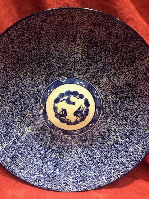 Imposing Porcelain Dish From China XIX Eme-photo-2