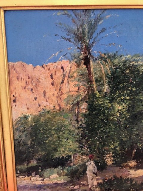 Orientalist Painting Maurice Bompard-photo-4