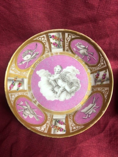 Tasse Litron Porcelaine Paris XIX Eme-photo-3
