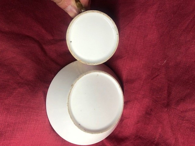 Tasse Litron Porcelaine Paris XIX Eme-photo-3