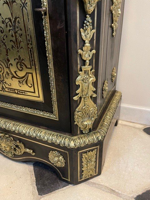 Apparatus Furniture In Boulle Napoleon III Marquetry-photo-4