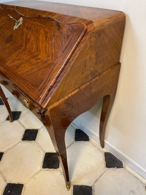 Louis XV Period Donkey Desk In Rosewood-photo-2