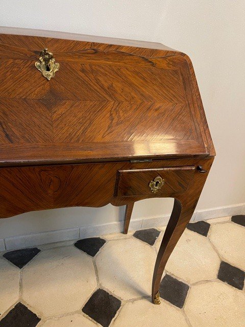 Louis XV Period Donkey Desk In Rosewood-photo-1