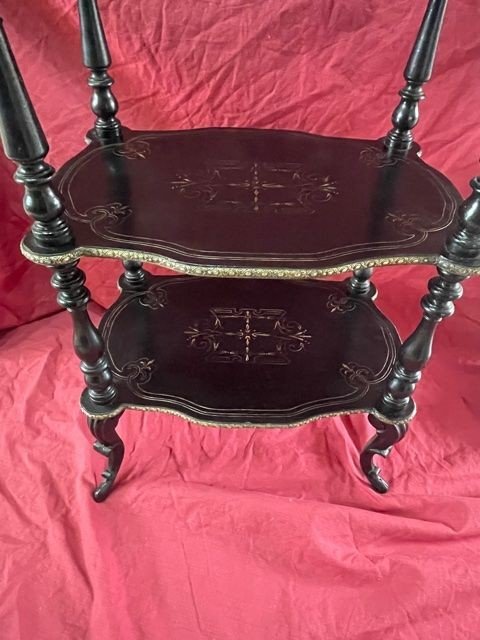 Console Sellette à Trois Plateaux d'époque Napoleon III-photo-2