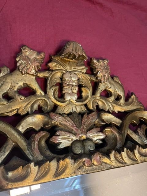 Napoleon III Epqoue Pediment Mirror-photo-2