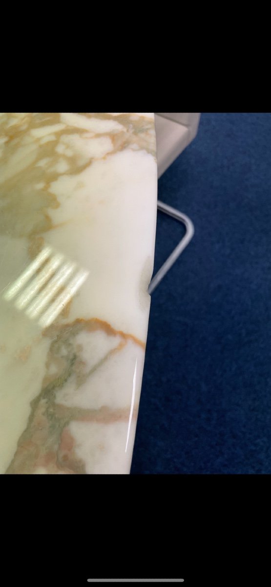 Important Florence Knoll Marble Table-photo-2