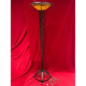 Daum Nancy Large Art Deco Floor Lamp 1930