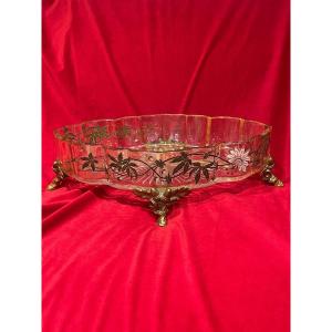Exceptional Baccarat Crystal Table Center Planter