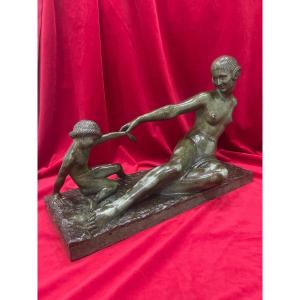 Sculpture Bronze Art Deco 1930 Marcel Bouraine