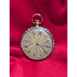 18th Century Gold And Enamel Pocket Watch