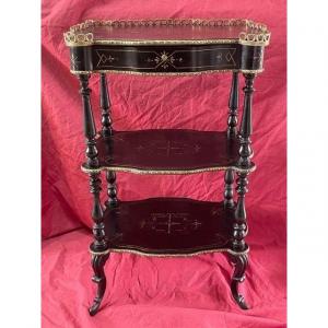 Console Table With Three Trays, Napoleon III Period