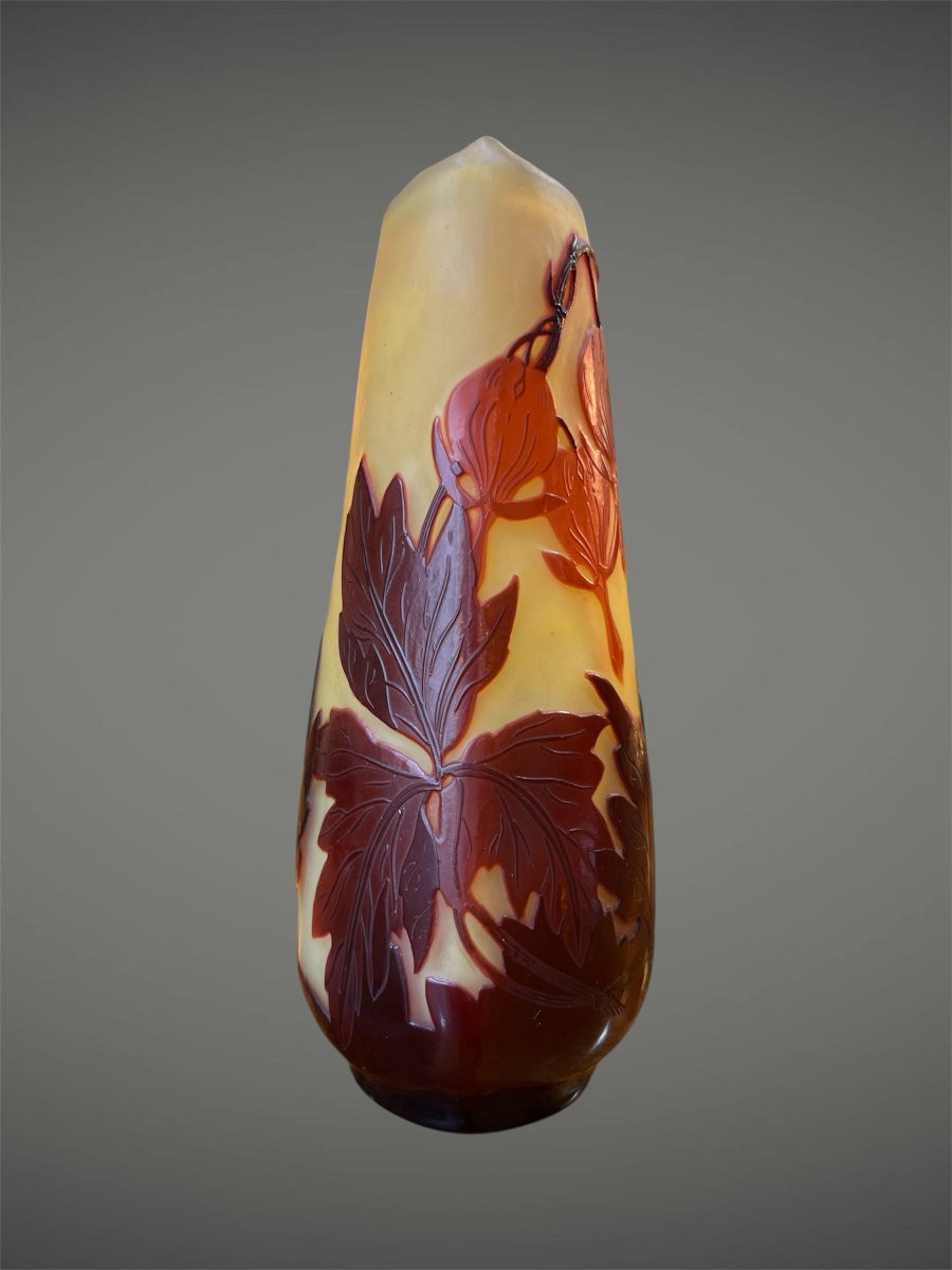émile Gallé Vase With Hearts Of Mary-photo-4