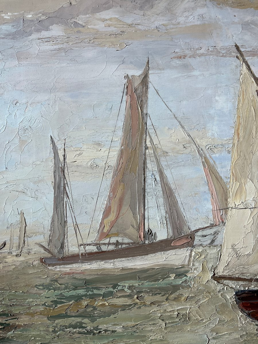 André Kauffer - Scène marine-photo-3