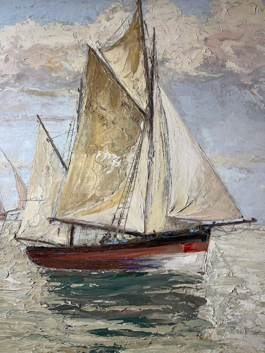 André Kauffer - Scène marine-photo-4