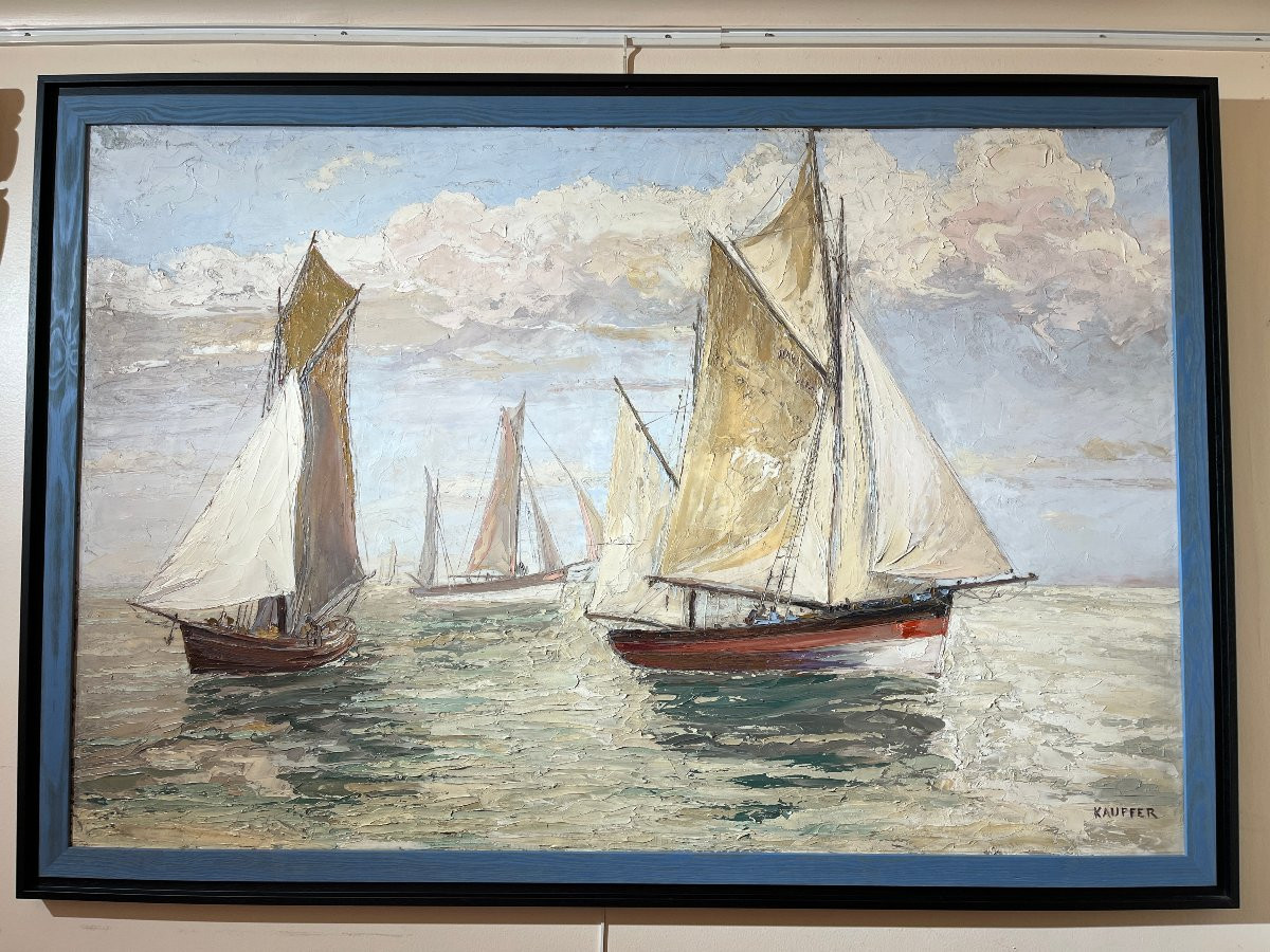 André Kauffer - Scène marine-photo-2