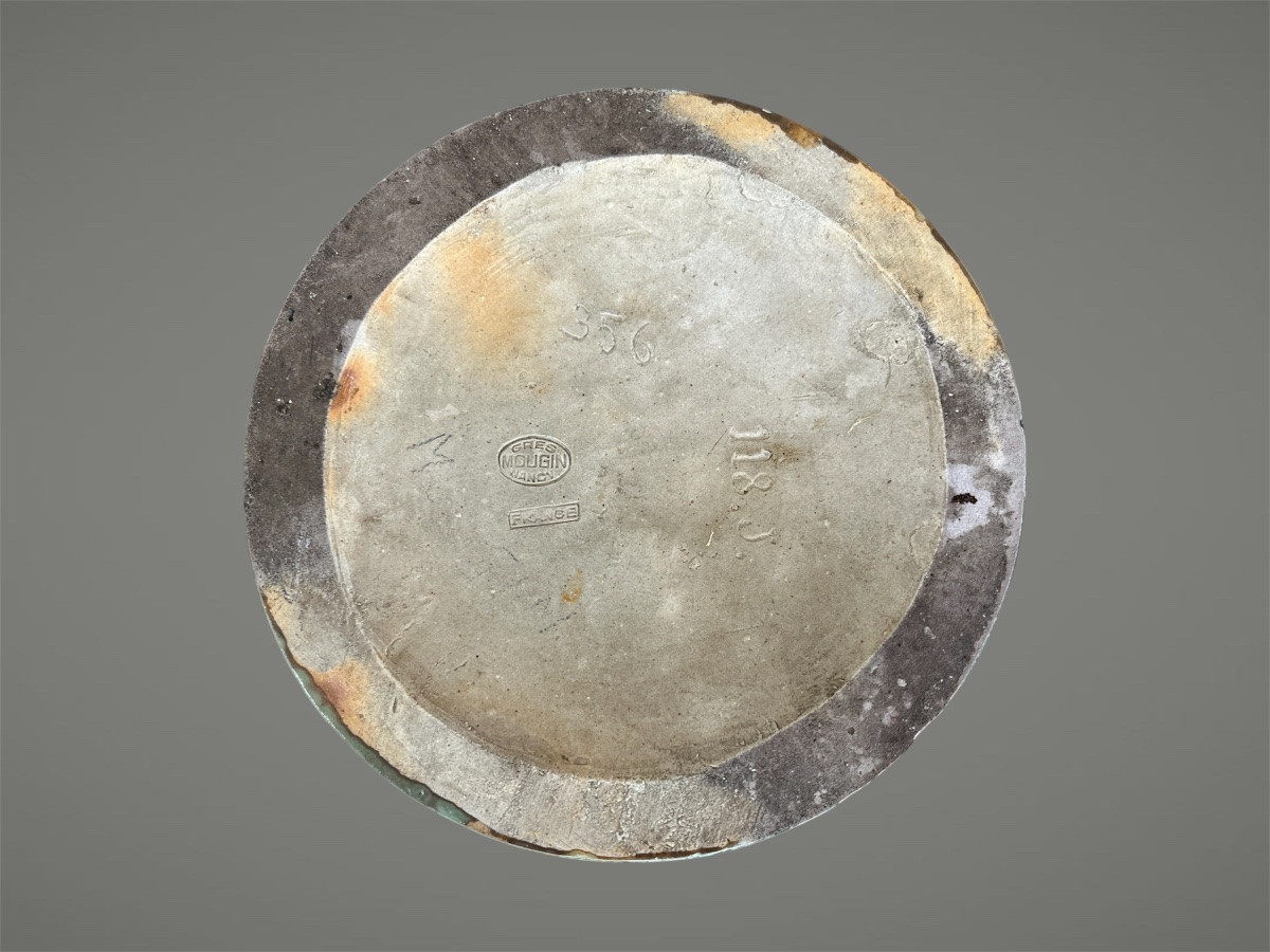 Mougin Stoneware Vase With Vines-photo-2