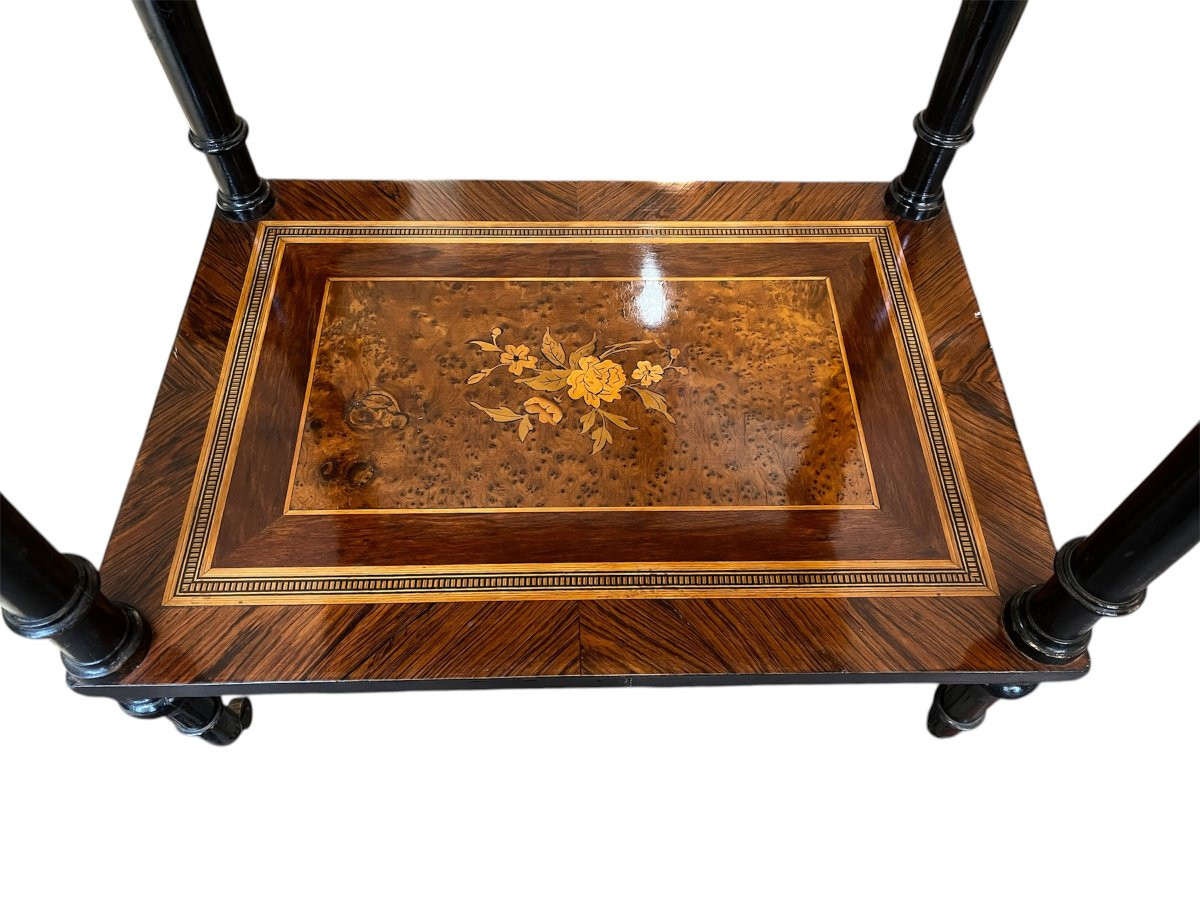 Travailleuse Napoléon III marquetée-photo-3