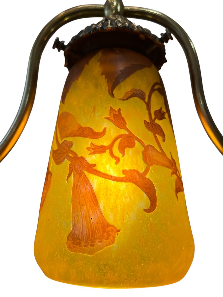 Daum Nancy And Eugène Lelièvre Art Nouveau Lamp-photo-4