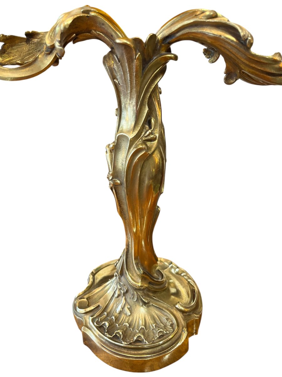 Daum Nancy And Eugène Lelièvre Art Nouveau Lamp-photo-2