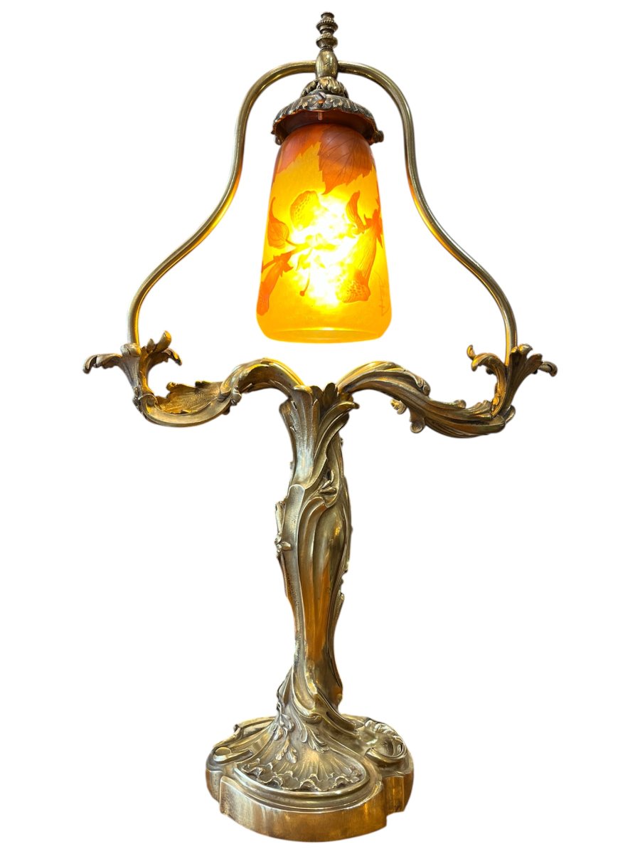 Daum Nancy And Eugène Lelièvre Art Nouveau Lamp