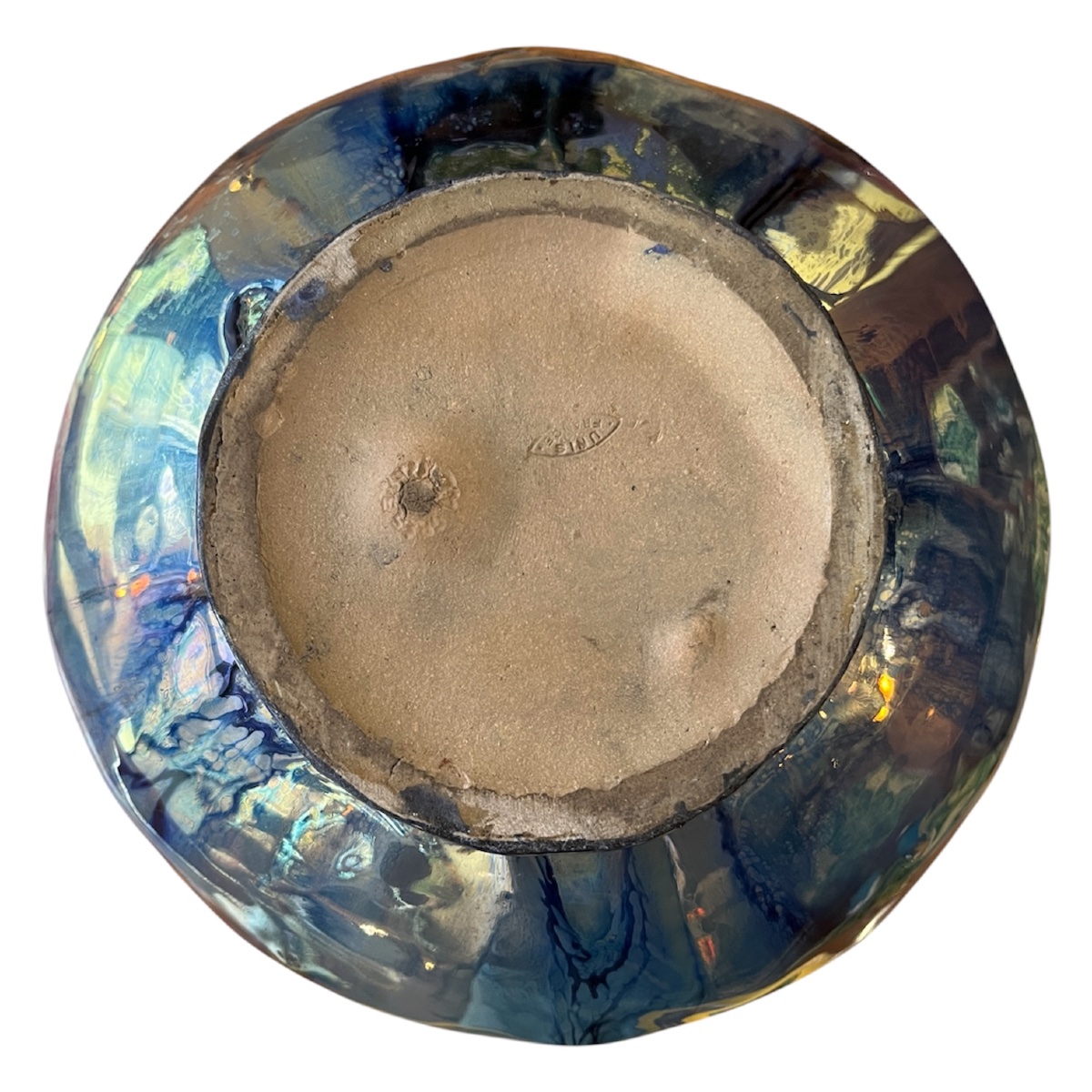 Flamed Stoneware Art Nouveau Vase Cythère Rambervillers-photo-3