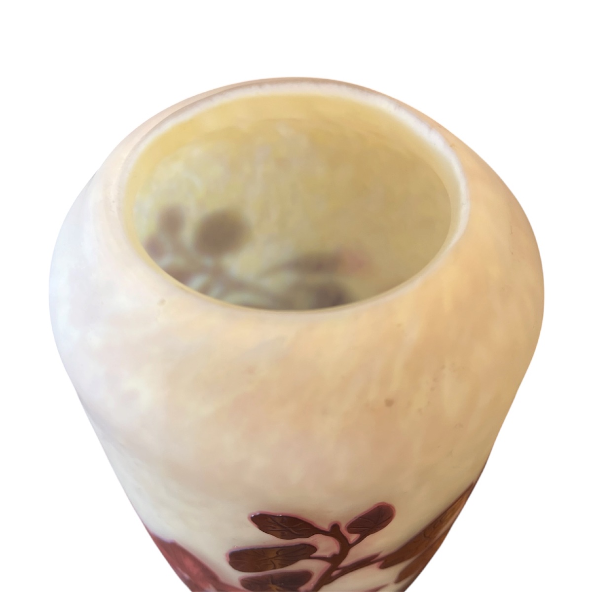 Vase Art nouveau André Delatte aux liserons-photo-1