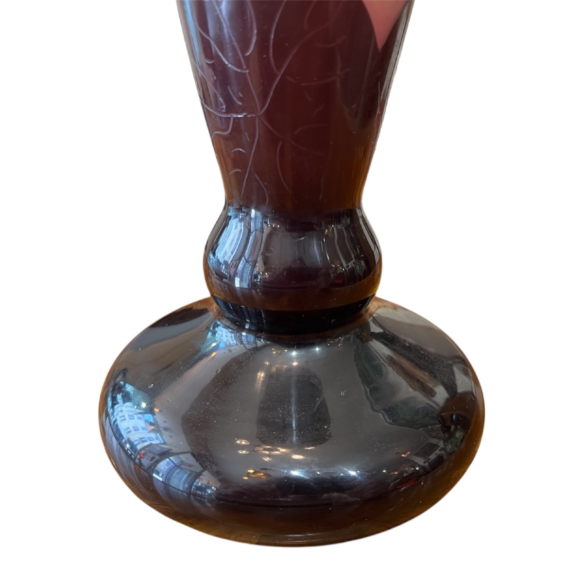 Vase Art nouveau André Delatte aux liserons-photo-2