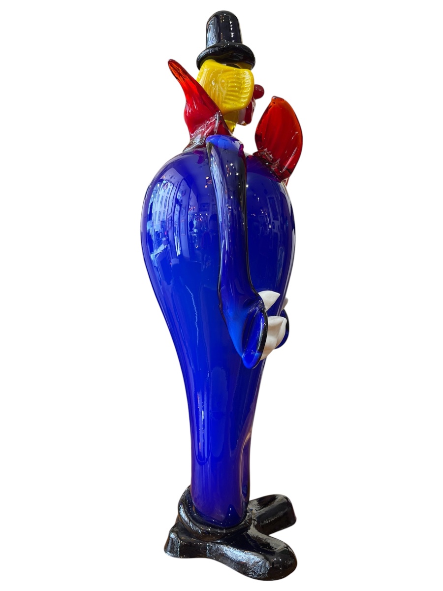 Clown en verre de Murano années 1930’s-photo-4