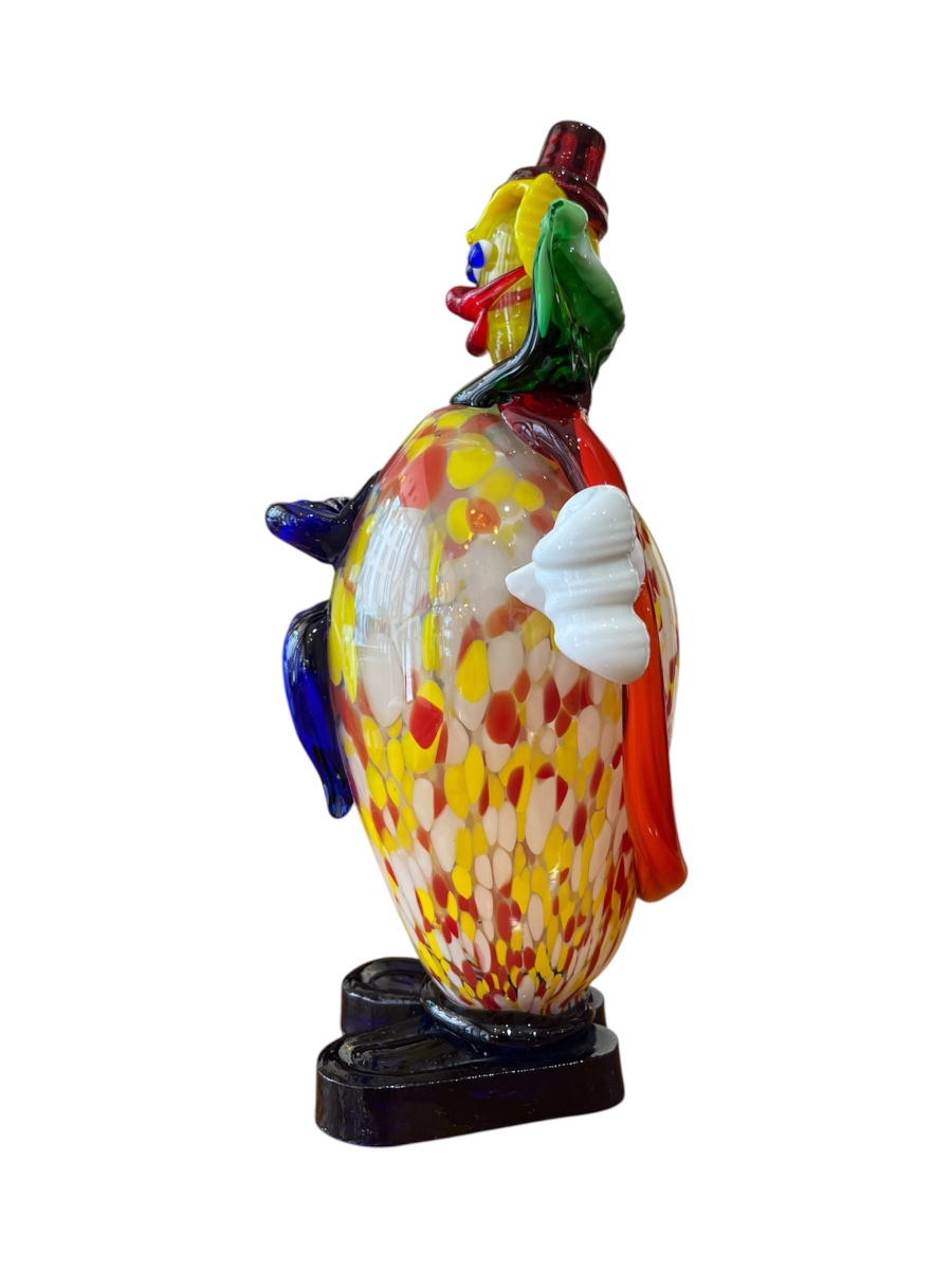 Murano Glass Clown From The 1930s-photo-2