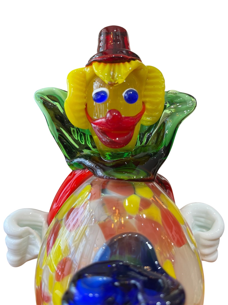 Murano Glass Clown From The 1930s-photo-1