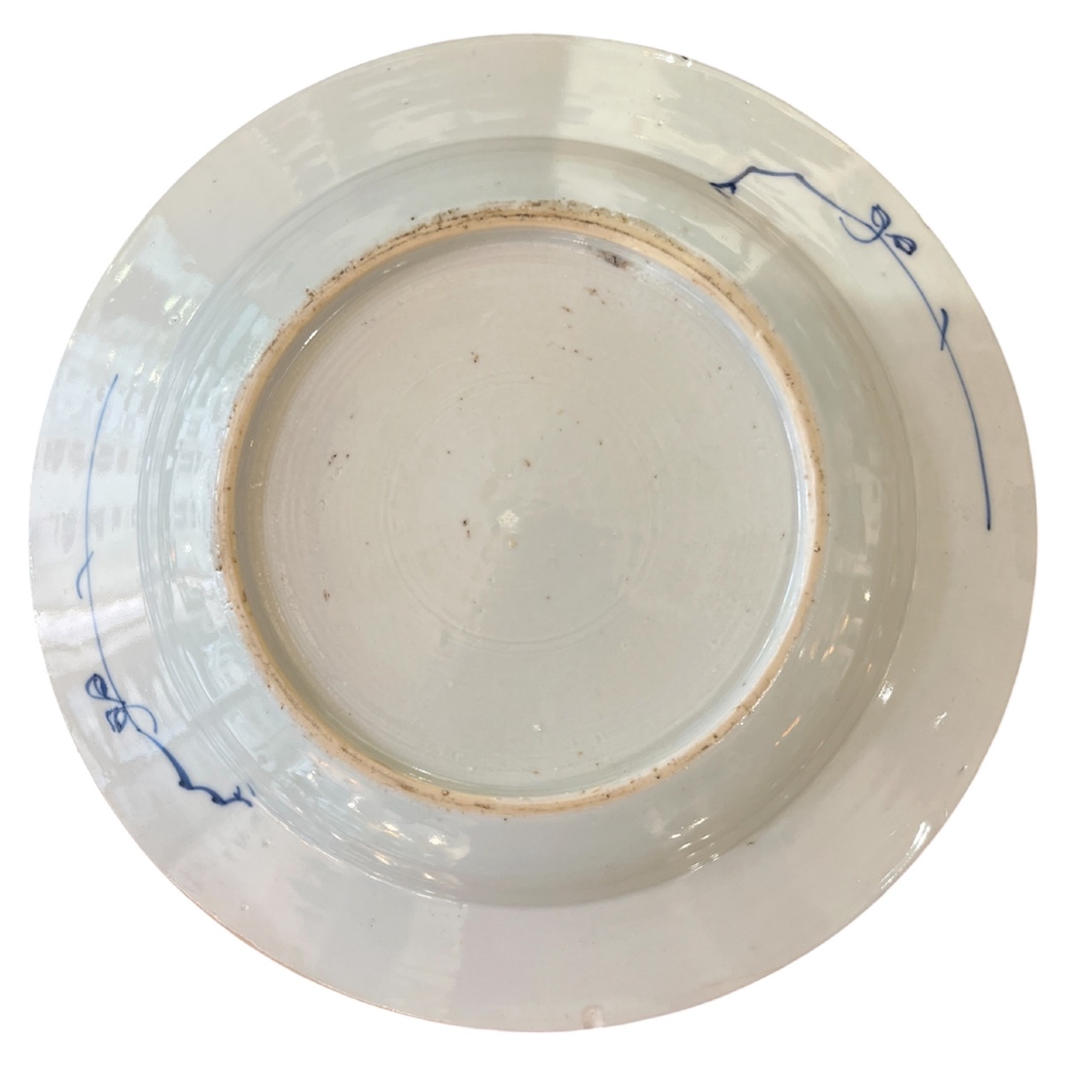 18th-century China Porcelain Plate From The Compagnie Des Indes-photo-3