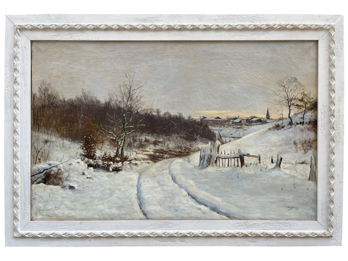 Henri Louyot - Snowy Landscape (photo By Alfred Renaudin)-photo-1